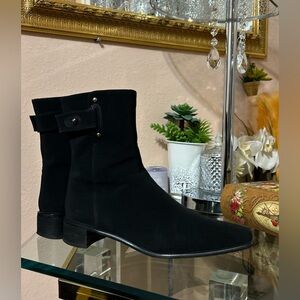 Stuart Weitzman Black Ankle Boots